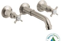 Hansgrohe Axor Montreux 2 Handle Wall Mount Bathroom Faucet In in proportions 1000 X 1000