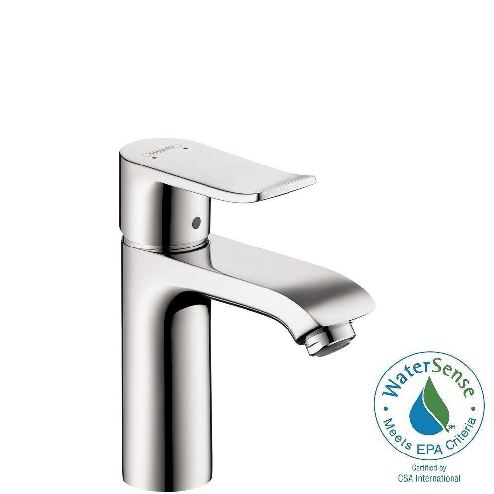 Hansgrohe Metris Single Hole 1 Handle Low Arc Bathroom Faucet In throughout measurements 1000 X 1000