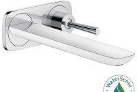 Hansgrohe Puravida Single Handle Wall Mount Bathroom Faucet In pertaining to proportions 1000 X 1000