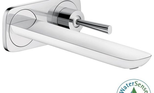 Hansgrohe Puravida Single Handle Wall Mount Bathroom Faucet In pertaining to proportions 1000 X 1000