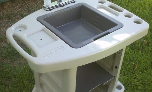 Inspirational Portable Outdoor Sink Garden Camp Kitchen Camping Rv throughout measurements 1200 X 1600