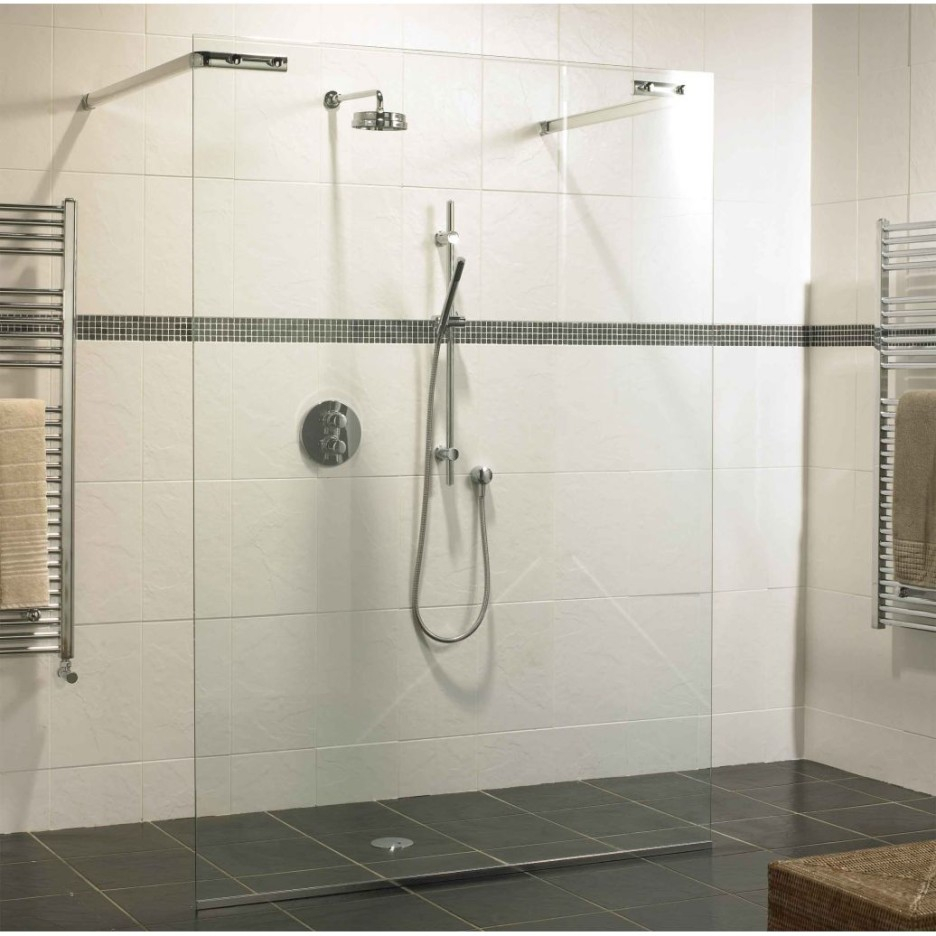 Interior Handicap Shower Room Design With Glass Divider And pertaining to measurements 936 X 936