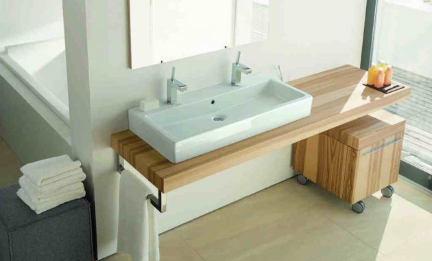 Kb Galleries Duravit Vero Large Rectangular Console Washbasin Set with regard to measurements 1024 X 814