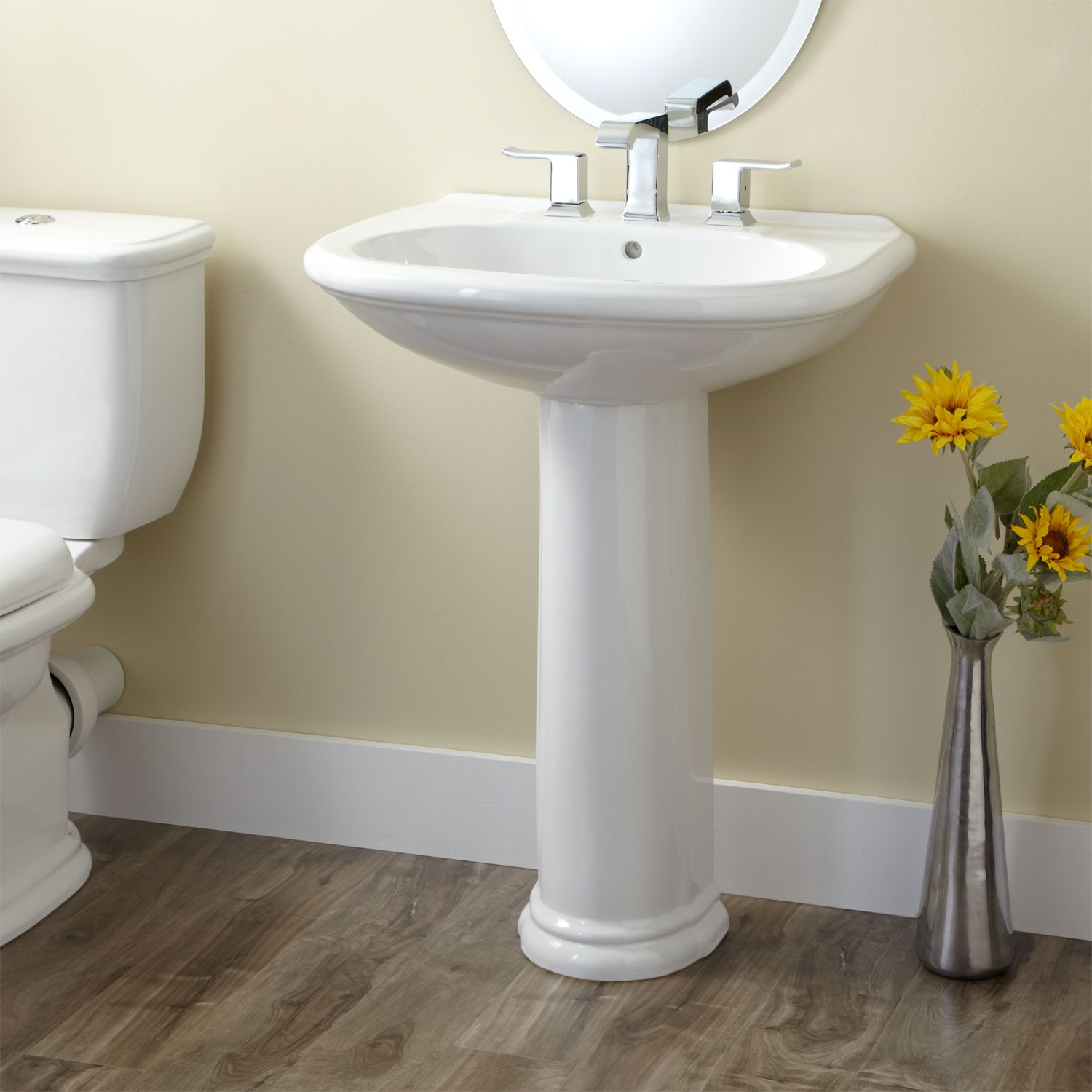 Kennard Porcelain Pedestal Sink Bathroom with regard to proportions 1500 X 1500