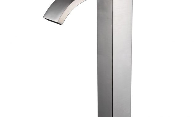 Kes Lead Free Brass Bathroom Sink Faucet Single Handle Waterfall inside proportions 1000 X 1000