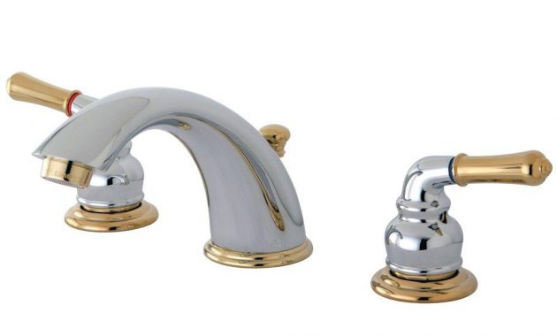 Kingston Brass 8 In Widespread 2 Handle Mid Arc Bathroom Faucet In throughout sizing 1000 X 1000