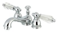 Kingston Brass Crystal 4 In Minispread 2 Handle Low Arc Bathroom with regard to size 1000 X 1000