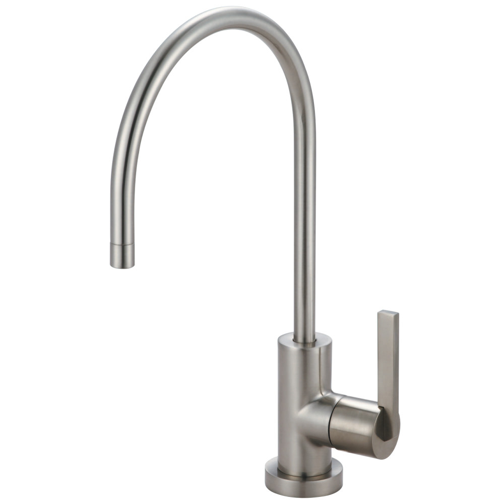 Kingston Brass Ks8198ctl Continental Single Handle Water Filtration Faucet Brushed Nickel Kingston Brass regarding dimensions 1000 X 1000