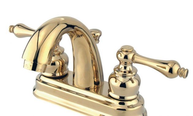 Kingston Brass Restoration 4 In Centerset 2 Handle Mid Arc Bathroom inside proportions 1000 X 1000