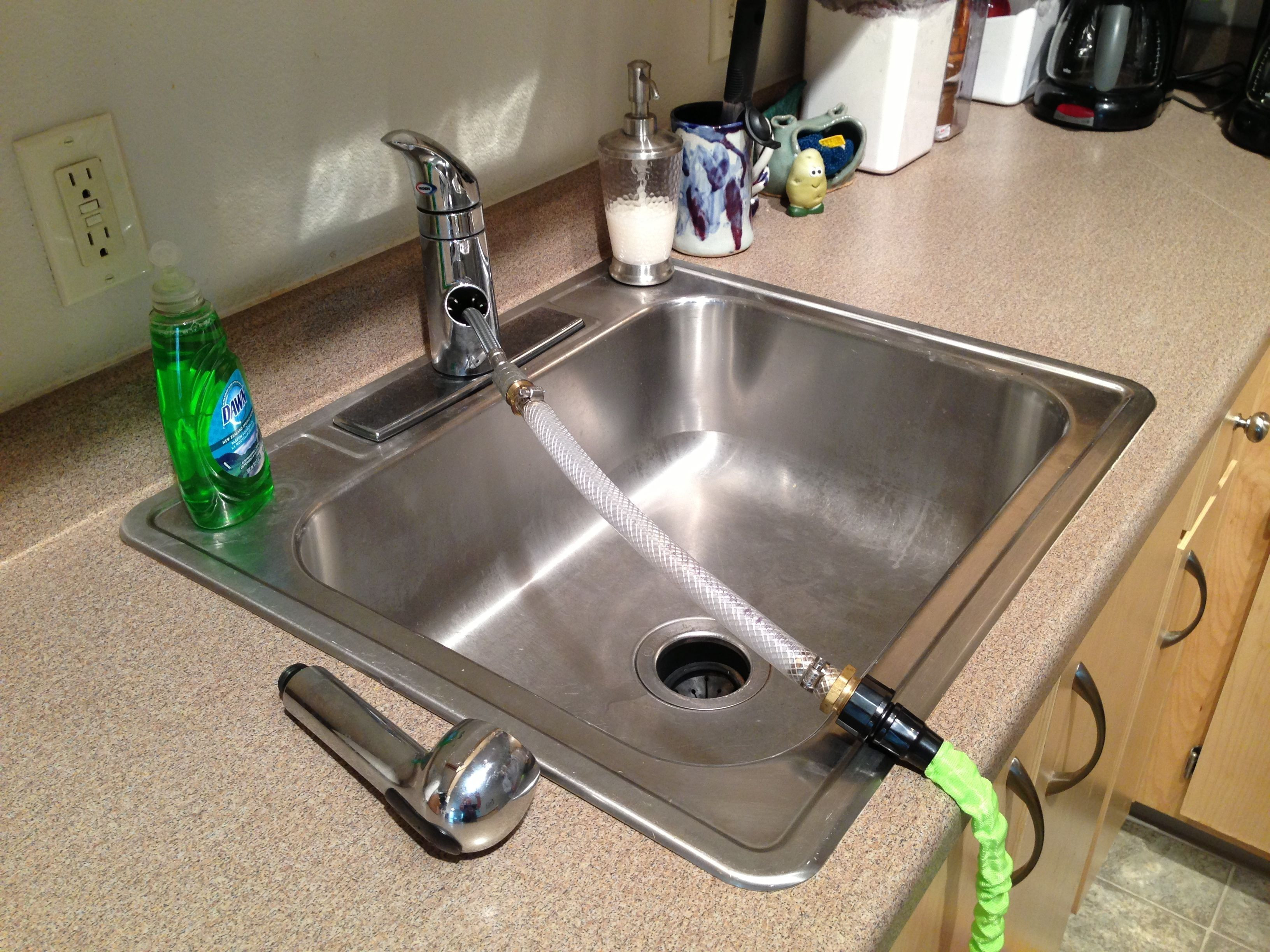 Faucet Adaptor Sink To Garden Hose Faucet Ideas Site