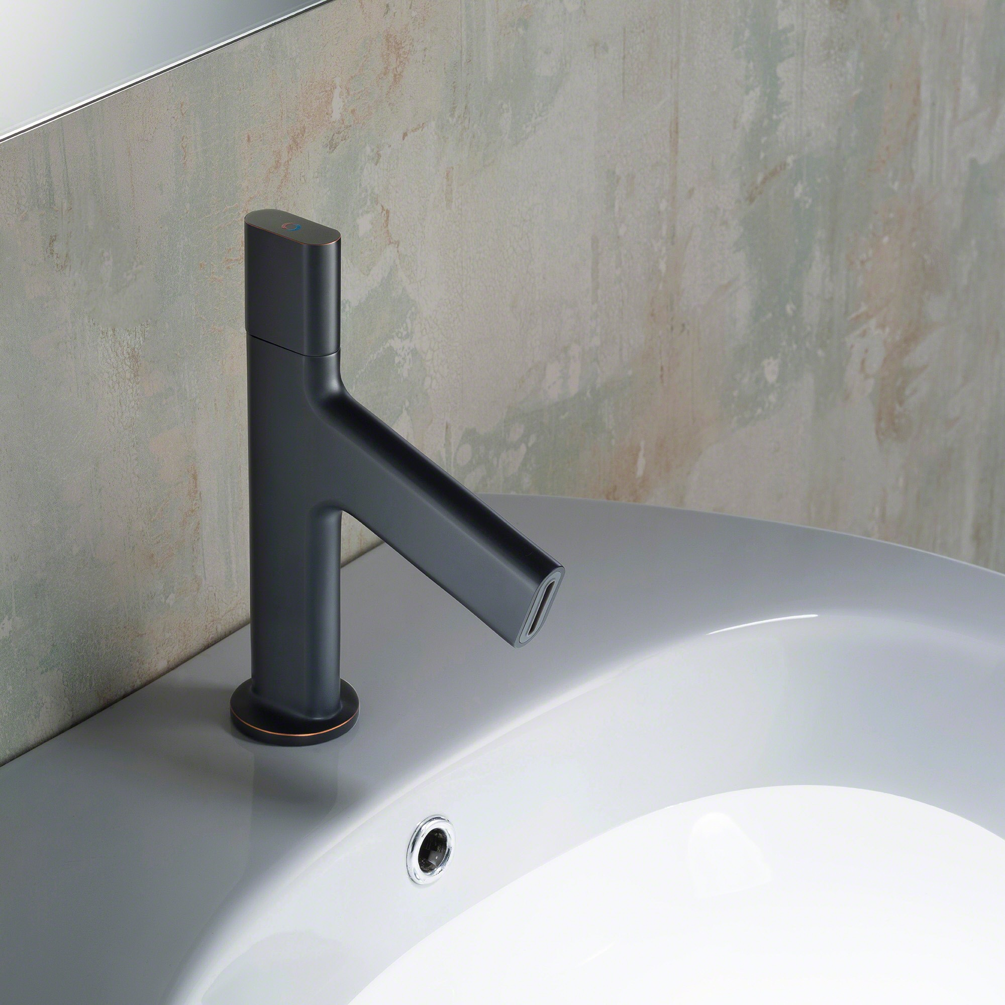 Kraus Ino Single Handle Basin Bathroom Faucet With Grid Drain regarding sizing 2000 X 2000