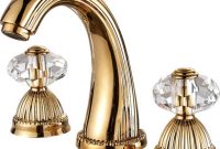 Larissa Widespread Bathroom Lavatory Sink Faucet Crystal Handles throughout size 1024 X 906