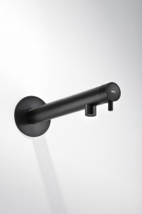 Mb278 Wall Mounted Faucet In Black Steel Mgs Black Bath pertaining to sizing 3744 X 5616