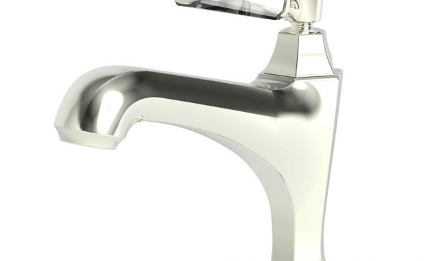 Metropole Single Hole Lavatory Faucet With Crystal Handle intended for sizing 1000 X 1000