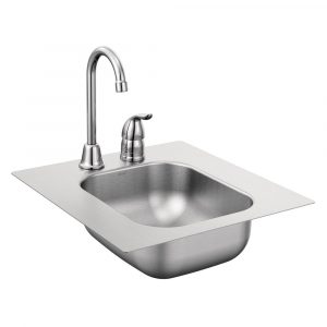 Moen 2000 Series All In One Drop In Stainless Steel 13 In 2 Hole for proportions 1000 X 1000