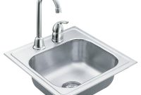 Moen 2000 Series Drop In Stainless Steel 15 In 2 Hole Single Bowl pertaining to sizing 1000 X 1000