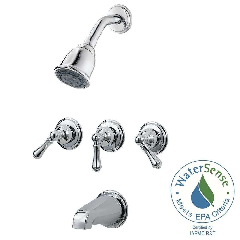 Moen 3 Handle Tub And Shower Faucet Best Of Pfister 3 Handle Tub And with sizing 1000 X 1000