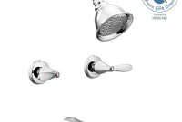 Moen Adler 2 Handle 1 Spray Tub And Shower Faucet With Valve In for proportions 1000 X 1000