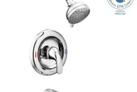 Moen Adler Single Handle 4 Spray Tub And Shower Faucet With Valve In throughout dimensions 1000 X 1000