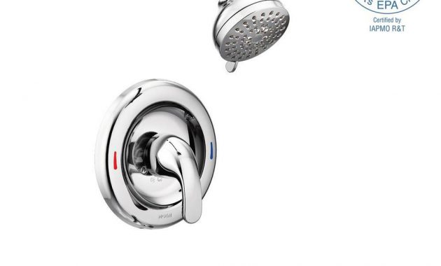 Moen Adler Single Handle 4 Spray Tub And Shower Faucet With Valve In with regard to sizing 1000 X 1000