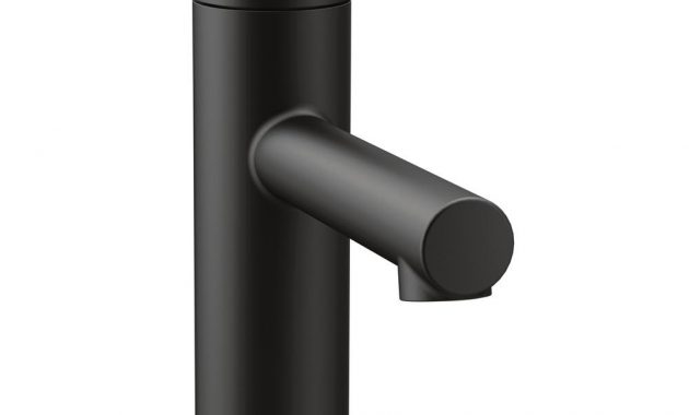 Moen Align Single Hole 1 Handle Bathroom Faucet In Matte Black pertaining to size 1000 X 1000