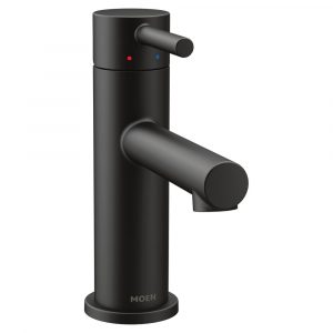 Moen Align Single Hole 1 Handle Bathroom Faucet In Matte Black regarding dimensions 1000 X 1000