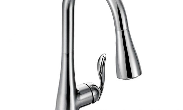 Moen Arbor Single Handle Pull Down Sprayer Kitchen Faucet With Power intended for size 1000 X 1000