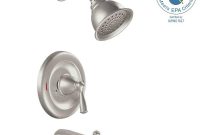 Moen Banbury Single Handle 1 Spray Tub And Shower Faucet With Valve with dimensions 1000 X 1000