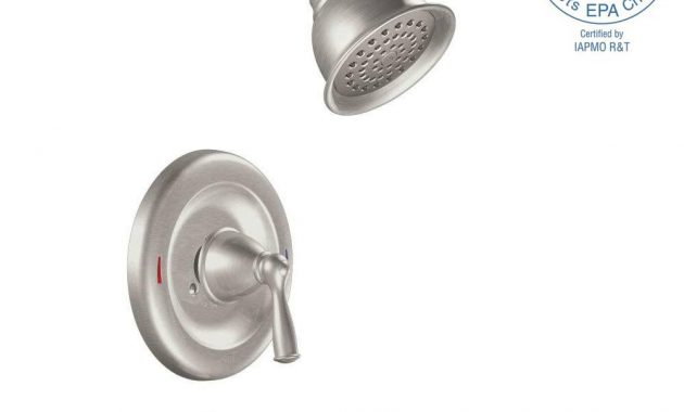 Moen Banbury Single Handle 1 Spray Tub And Shower Faucet With Valve with dimensions 1000 X 1000