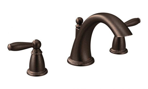 Moen Brantford 2 Handle Deck Mount Roman Tub Faucet Trim Kit In Oil in dimensions 1000 X 1000