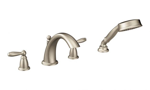 Moen Brantford 2 Handle Deck Mount Roman Tub Faucet Trim Kit With with regard to size 1000 X 1000