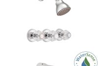 Moen Chateau 3 Handle 1 Spray Tub And Shower Faucet In Chrome Valve regarding dimensions 1000 X 1000