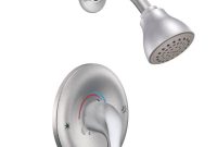 Moen Chateau Single Handle 1 Spray Shower Faucet Trim Kit In Brushed intended for dimensions 1000 X 1000