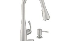 Moen Essie Single Handle Pull Down Sprayer Kitchen Faucet With for size 1000 X 1000