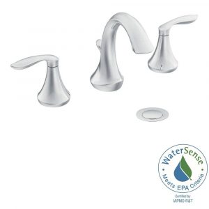 Moen Eva 8 In Widespread 2 Handle High Arc Bathroom Faucet Trim Kit intended for dimensions 1000 X 1000