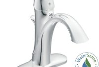 Moen Eva Single Hole Single Handle High Arc Bathroom Faucet In with proportions 1000 X 1000