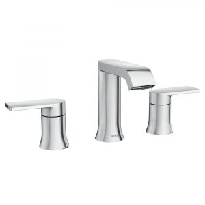 Moen Genta 8 In Widespread 2 Handle Bathroom Faucet In Chrome 84763 regarding size 1000 X 1000