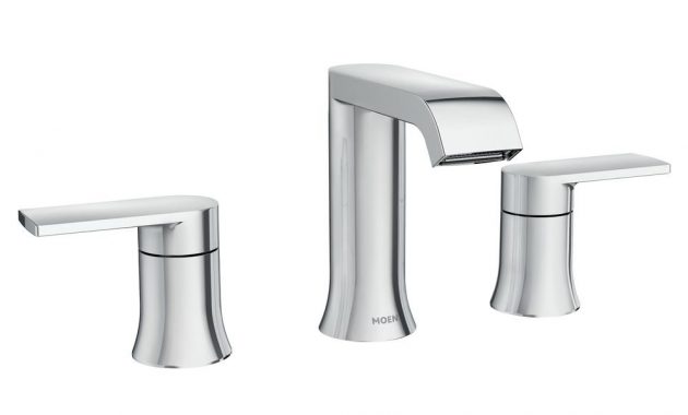 Moen Genta 8 In Widespread 2 Handle Bathroom Faucet In Chrome 84763 regarding size 1000 X 1000