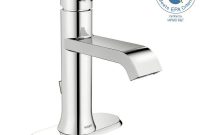 Moen Genta Single Hole Single Handle Bathroom Faucet In Chrome for proportions 1000 X 1000