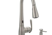 Moen Haysfield Single Handle Pulldown Sprayer Touchless Kitchen for proportions 1000 X 1000