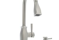 Moen Hensley Single Handle Pull Down Sprayer Kitchen Faucet With for measurements 1000 X 1000