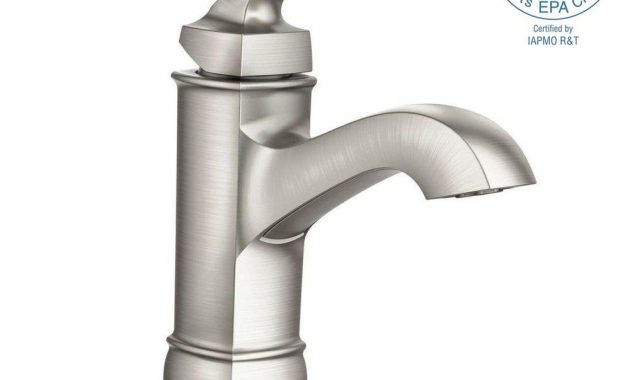 Moen Hensley Single Hole Single Handle Bathroom Faucet Featuring within proportions 1000 X 1000