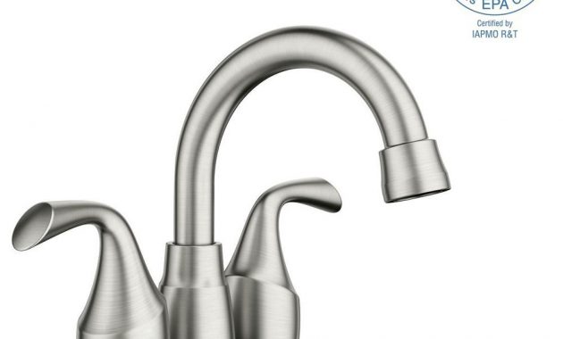 Moen Idora 4 In Centerset 2 Handle Bathroom Faucet In Spot Resist for proportions 1000 X 1000