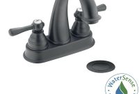 Moen Kingsley 4 In Centerset 2 Handle Bathroom Faucet In Wrought within sizing 1000 X 1000