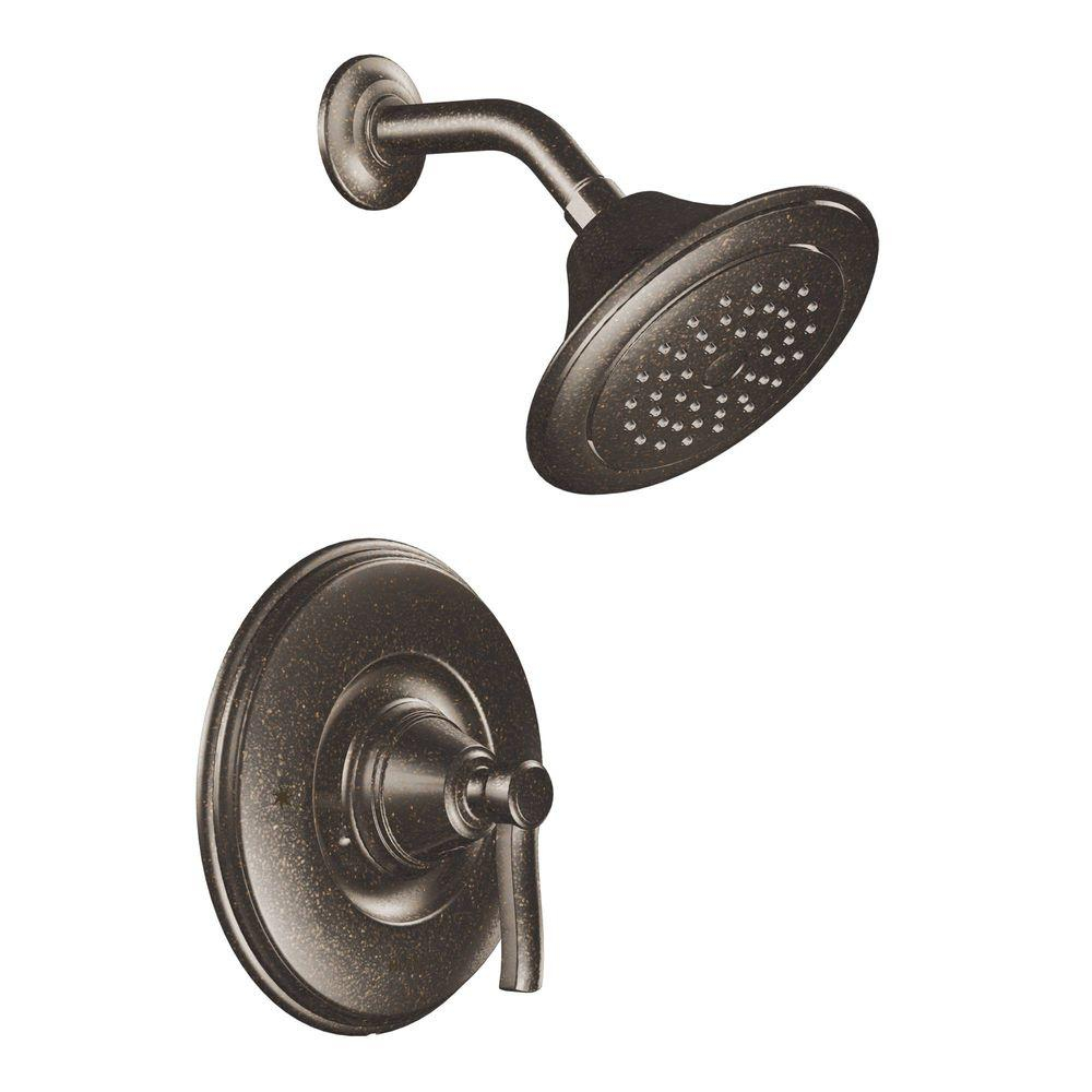 Moen Rothbury Posi Temp 1 Handle Shower Only In Oil Rubbed Bronze in measurements 1000 X 1000