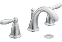 Moen T6620 Brantford Chrome Two Handle Widespread Bathroom Faucets intended for size 1000 X 1000