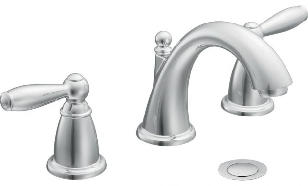 Moen T6620 Brantford Chrome Two Handle Widespread Bathroom Faucets intended for size 1000 X 1000