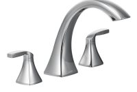 Moen Voss 2 Handle Deck Mount High Arc Roman Tub Faucet Trim Kit In with regard to dimensions 1000 X 1000