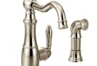 Moen Weymouth Single Handle Standard Kitchen Faucet With Side within proportions 1000 X 1000