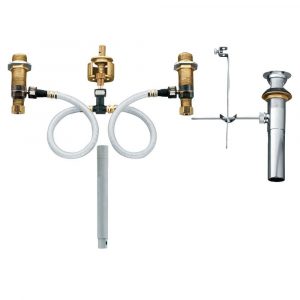 Moen Widespread Bathroom Faucet Rough In Valve With Drain Assembly throughout proportions 1000 X 1000